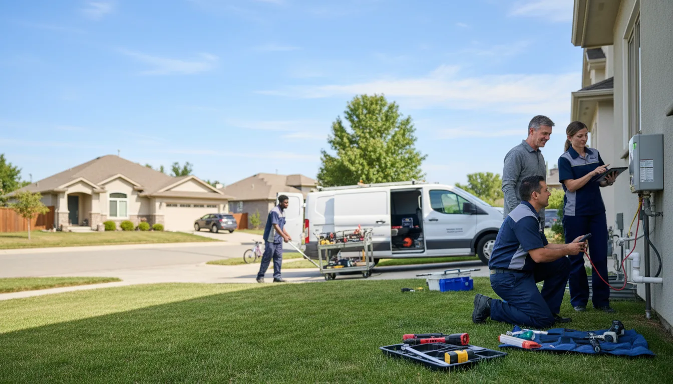 Tankless water heater service in Poteet, TX